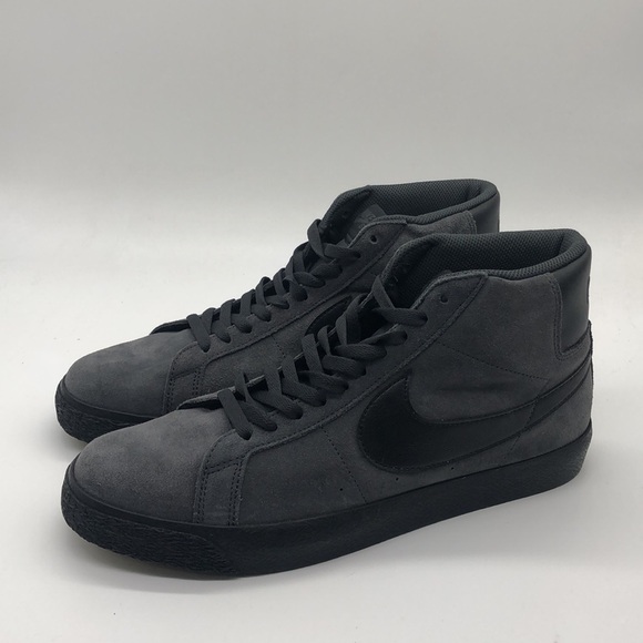 New Men’s Nike SB Zoom Blazer Mid Anthracite/Black-Anthracite FD0731-001 NWOB - Picture 4 of 5